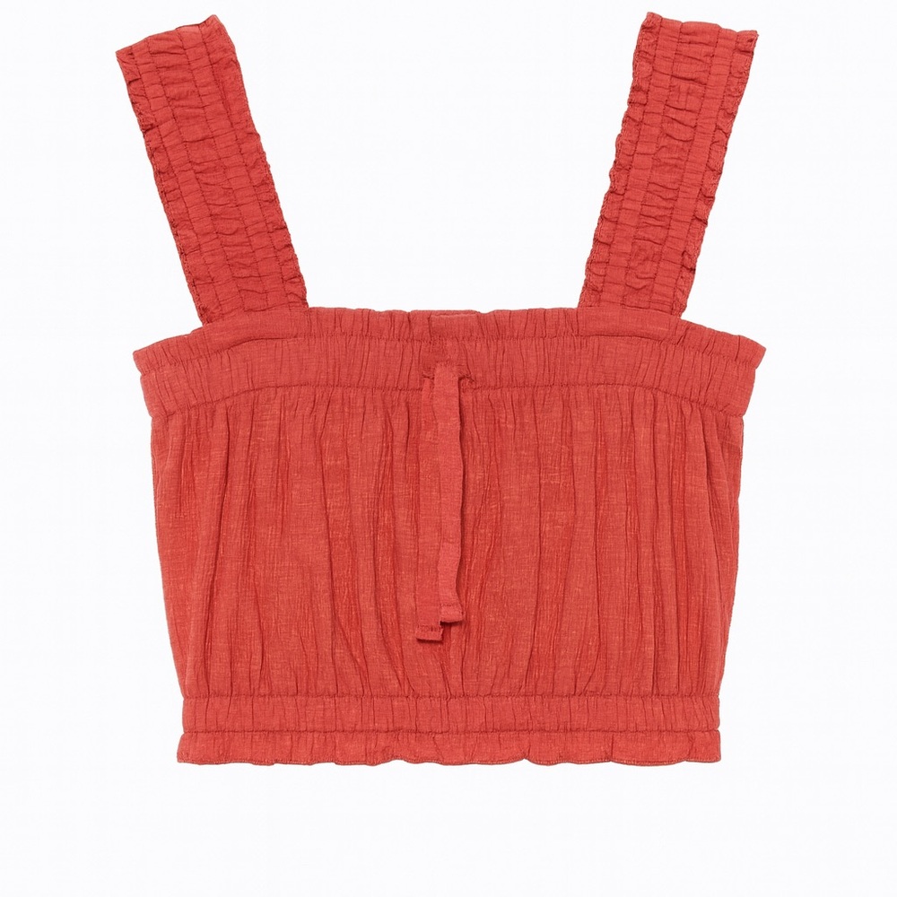 Billabong Coral Textured Crop Top
